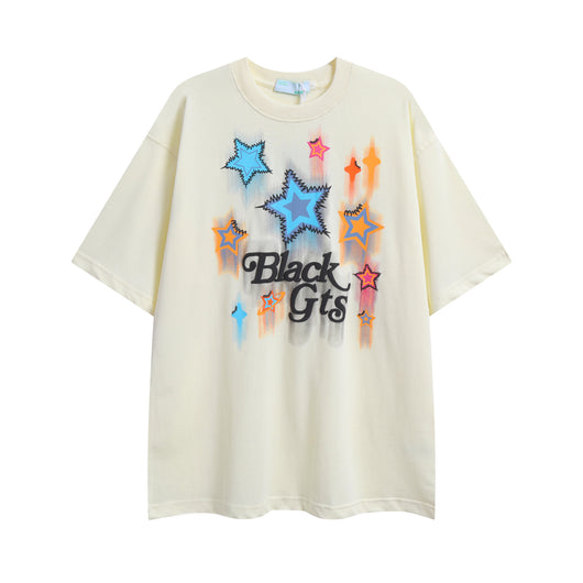 Playera Hombre Estrellas Sueltas Estampado - Image 8