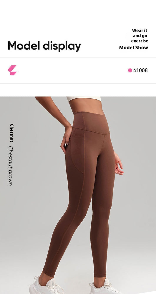 Pantalones Yoga Talle Alto Nude Feel Tenacidad Media para Mujer - Image 13