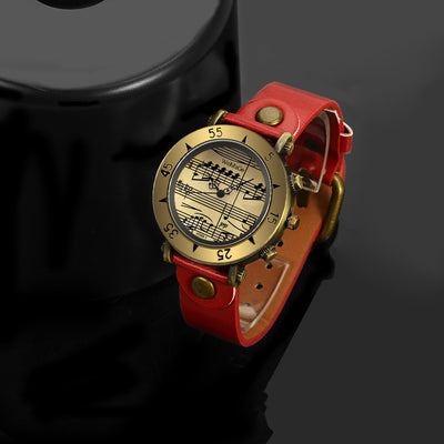 Reloj de Moda con Símbolo Musical - Diseño Novedoso para Hombre - Image 17