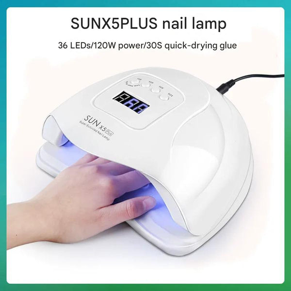 Lámpara UV de 120W para Secado de Uñas Profesional