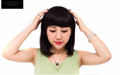 Peluca Corta de Cabello Natural Europeo y Americano para Mujer - Image 13