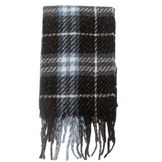 Bufanda Escocesa Unisex con Flecos y Borlas - Image 22