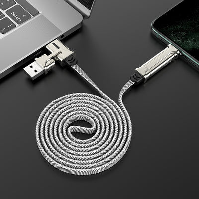 Cable de Carga Rápida 4 en 1 Trenzado Multifunción - Image 3