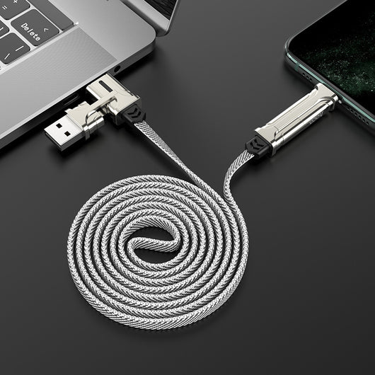 Cable de Carga Rápida 4 en 1 Trenzado Multifunción - Image 3