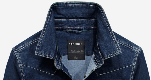 Camisa Denim de Manga Larga para Hombre - Estilo Casual Outdoor - Image 5