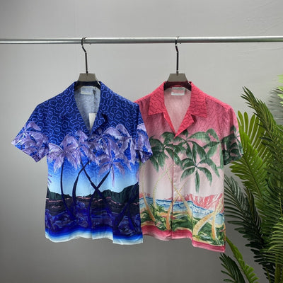 Camisa Casual de Verano para Hombre con Cuello Solapa y Manga Corta - Image 10