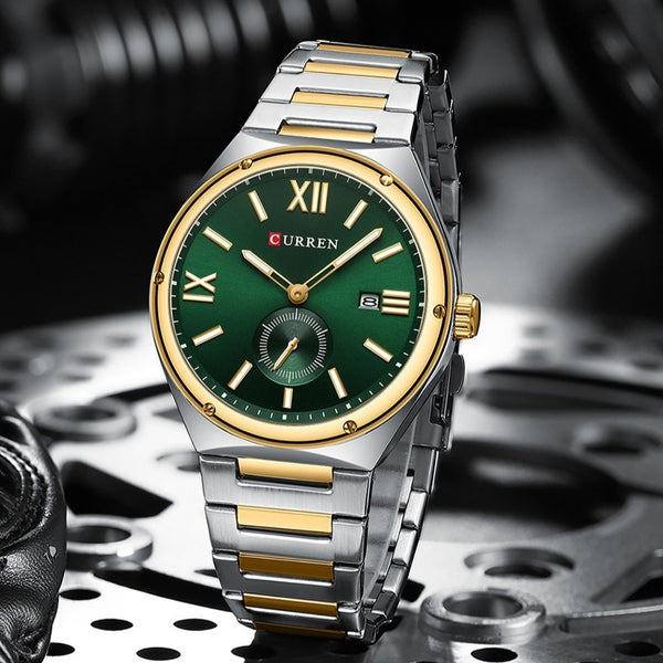 Reloj Deportivo Hombre Resistente al Agua Multifunción Cuarzo