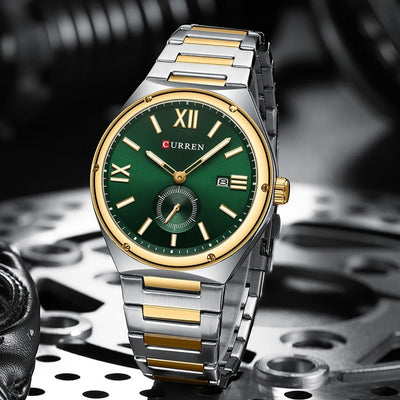 Reloj Deportivo Hombre Resistente al Agua Multifunción Cuarzo