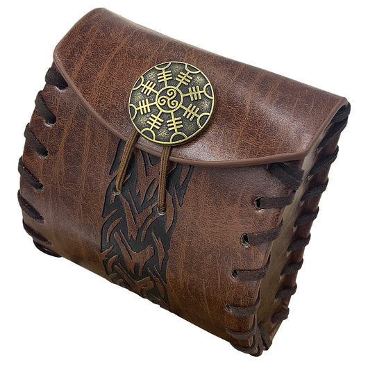 Bolsa Cuadrada Medieval Estilo Vikingo Nórdico para Cosplay y Eventos - Image 13
