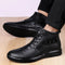 Botas Martin con Cordones Frontales y Tacón Plano para Hombre