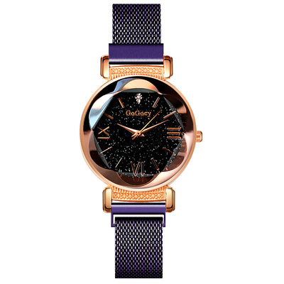Reloj de Cuarzo para Dama con Malla Diamond Point, Diseño Simple y Elegante - Image 15