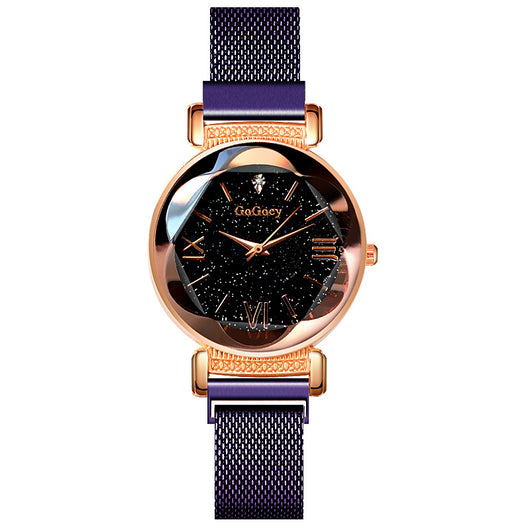 Reloj de Cuarzo para Dama con Malla Diamond Point, Diseño Simple y Elegante - Image 15