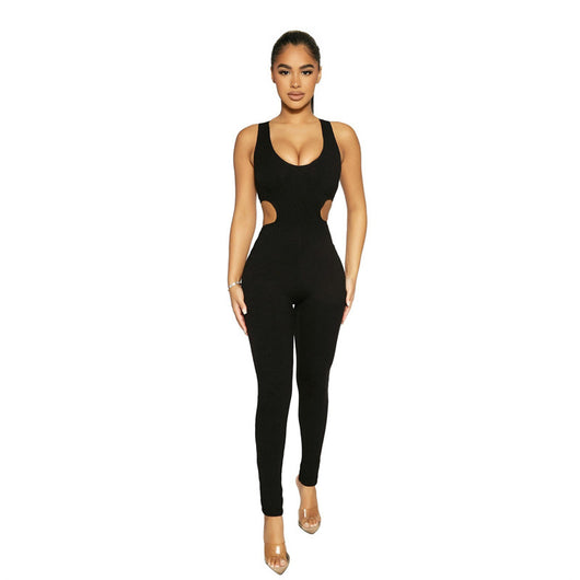 Jumpsuit Ajustado de Color Liso para Mujer - Image 7