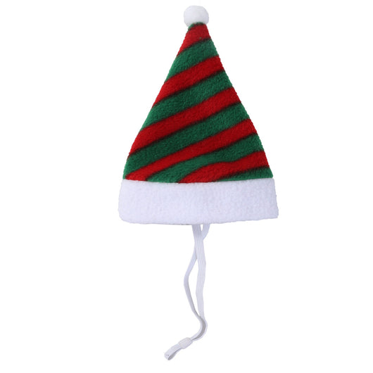Gorro Navideño Multicolor a Rayas para Mascotas - Image 22