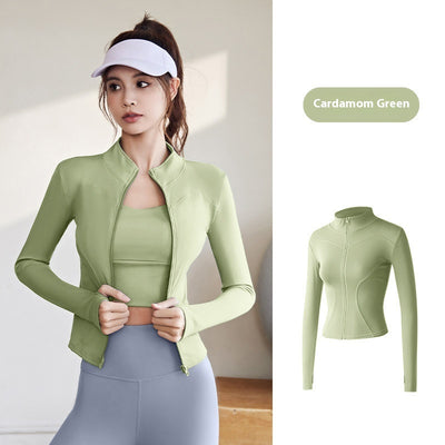 Chaqueta Deportiva Mujer Manga Larga Ajustada para Running, Fitness y Yoga - Image 15
