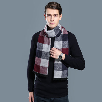 Bufanda Escocesa de Abrigo Suave con Toque Cashmere - Image 6