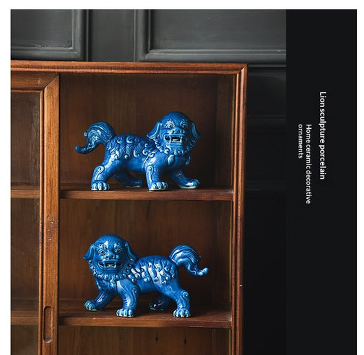 Ornamentos de León en Cerámica Refractaria para Feng Shui - Image 16