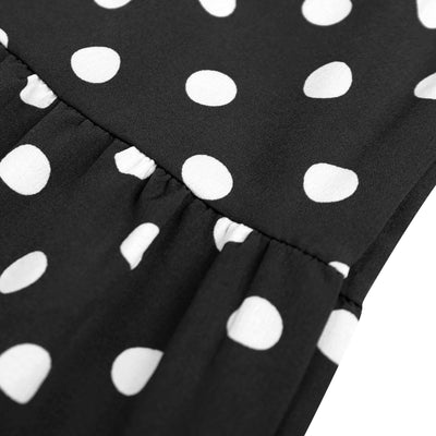 Vestido Elegante de Chifón con Lunares para Mujer - Image 39