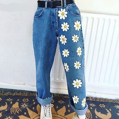 Pantalones Denim Slim Estampados - Image 9