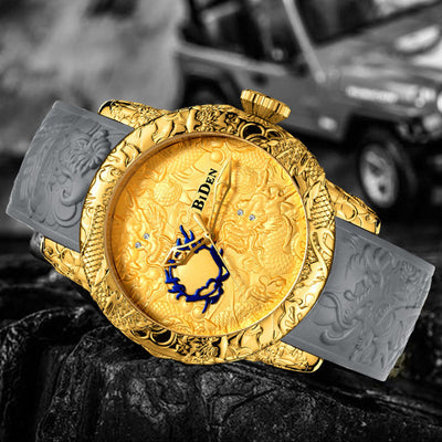 Reloj de Moda Creativa con Dragón para Hombre - Image 17