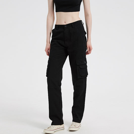 Pantalones Deportivos Talla Grande con Múltiples Bolsillos para Mujer - Image 8