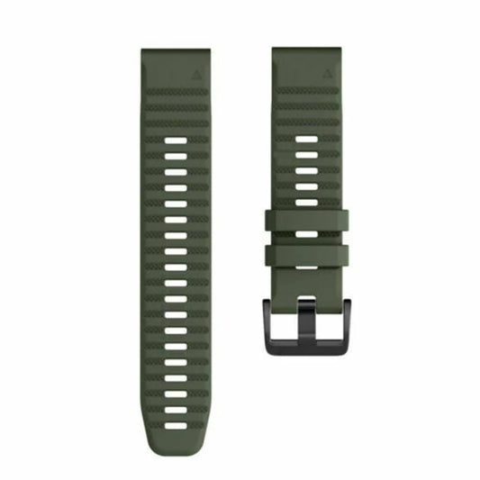 Correa de Silicona 22mm 26mm para Reloj Inteligente Garmin Fenix 6X 6 5X Plus