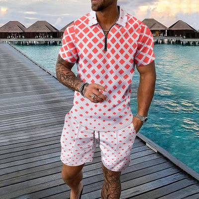 Conjunto Deportivo Hombre Pantalones Cortos y Camiseta Manga Corta - Image 16