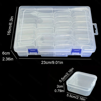 Juego de Cajas de Joyería Transparentes con Tapa Abatible - Image 14