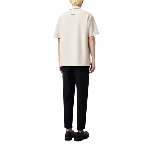 Polo Manga Corta Textura Waffle Oversize para Hombre 240g - Image 5