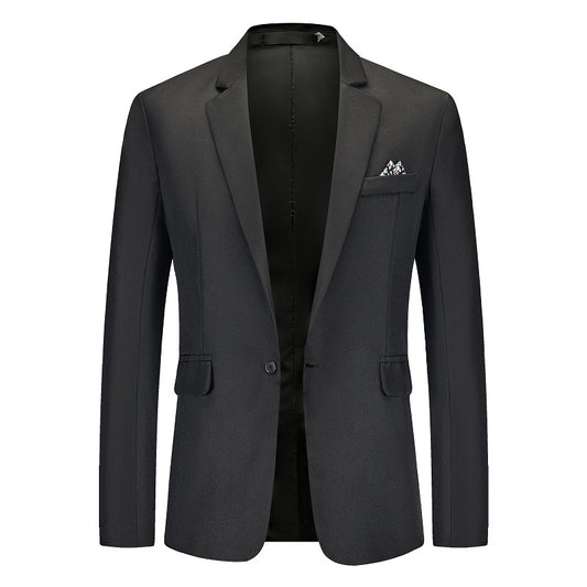Saco de Negocio Hombre Corte Relajado Solapa Simple