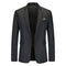 Saco de Negocio Hombre Corte Relajado Solapa Simple