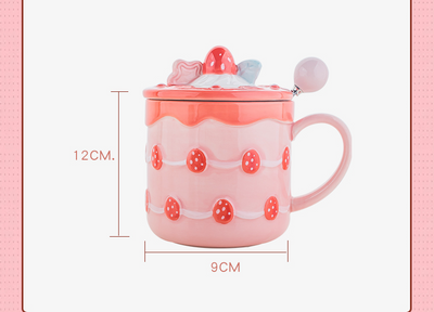 Taza de Café con Tapa, Cuchara y Caja de Regalo - Image 13
