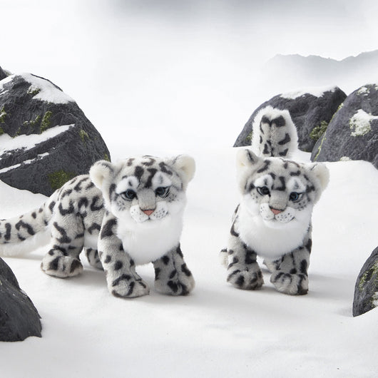 Peluche Leopardo de Nieve - Juguete Realista de Simulación - Image 10