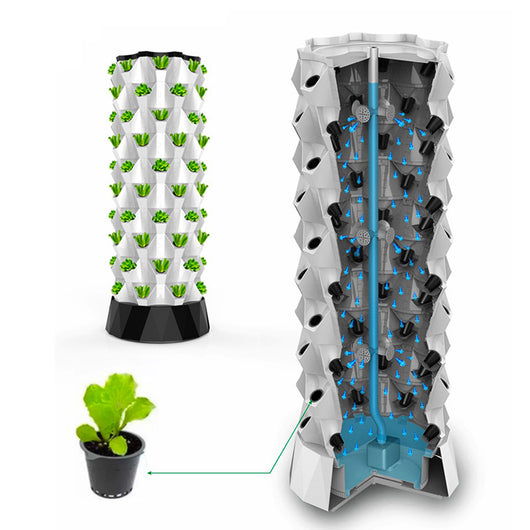 Torre de Cultivo Hidropónico sin Suelo para Vegetales - Image 2