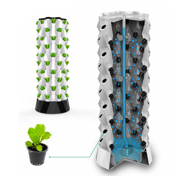 Torre de Cultivo Hidropónico sin Suelo para Vegetales