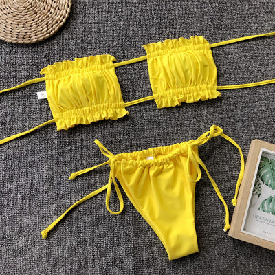 Bikini Plisado Elegante - Image 33