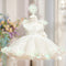 Vestido de Princesa com Lantejoulas e Pérolas para Menina - Gala Elegante