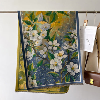 Bufanda Gruesa de Invierno con Diseño Jacquard Tipo Cashmere - Image 25