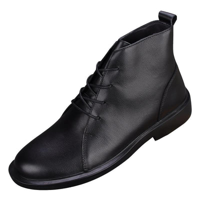 Botines de Plataforma en Cuero Premium - Estilo Moderno y Versátil - Image 8