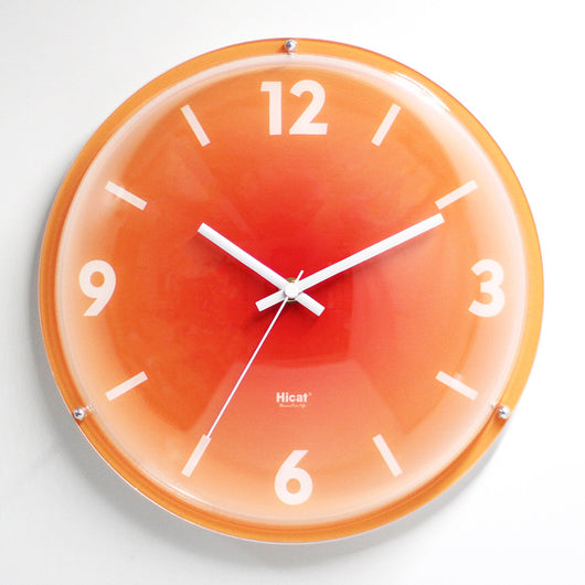 Reloj de Pared Atardecer Naranja con Diseño Artístico Burbuja - Image 7