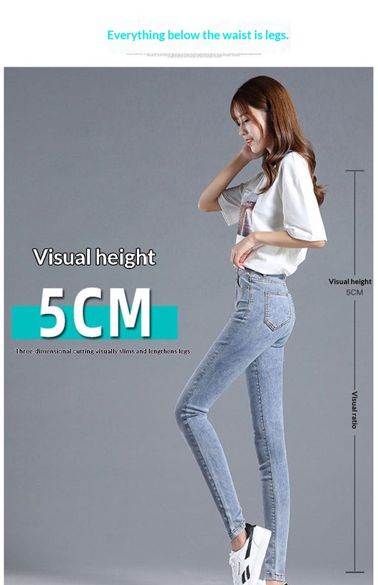 Jeans de Cintura Alta Ajustados para Mujer con Forro de Polar - Image 23