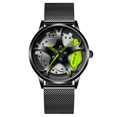 Reloj de Cuarzo Diseño Rueda Hub - Tendencia Coreana - Image 2