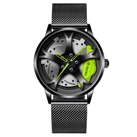 Reloj de Cuarzo Diseño Rueda Hub - Tendencia Coreana - Image 2