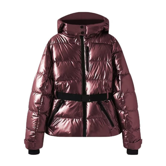 Chaqueta Acolchada Reductora con Cinturón para Mujer - Image 8