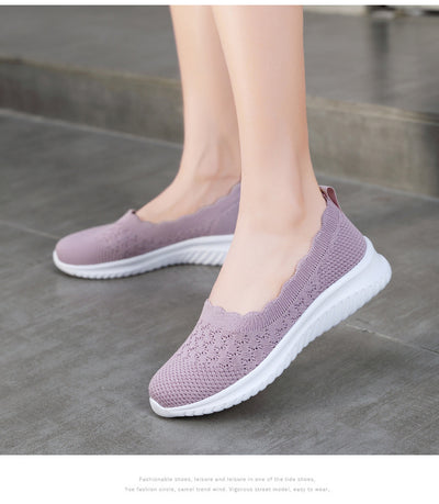 Zapatos Deportivos Tejidos Voladores Talla Grande para Mujer - Image 16