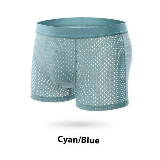 Calzoncillos Bóxer de Malla de Seda de Hielo para Hombre - Image 11