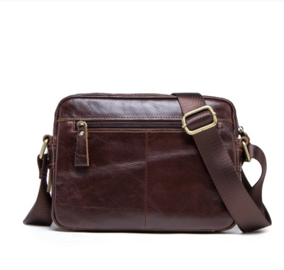 Bolso Mensajero de Cuero Angel Estilo Coreano para Hombre - Image 3