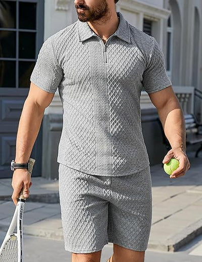 Conjunto Casual de Shorts para Hombre - Estilo Versátil Dos Piezas - Image 4