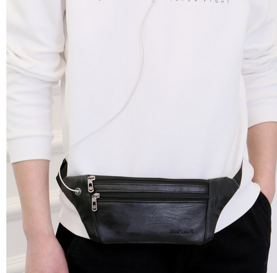 Riñonera Ultrafina de PU para Hombre - Bolsa Cintura Porta Celular - Image 7
