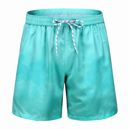 Shorts de Baño Hombre Talla Grande con Estampado Mágico Cambio de Color - Image 9